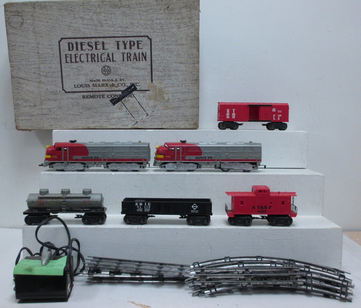 Marx 44256 Vintage Diesel Type Electric Train Set/Box eBay